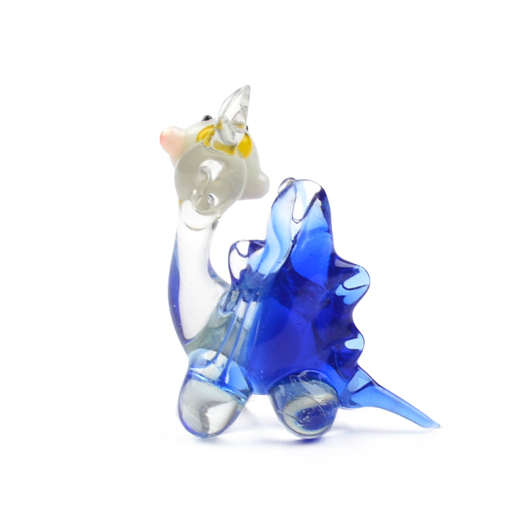 Cute Little Dinosaur Glass Figurine