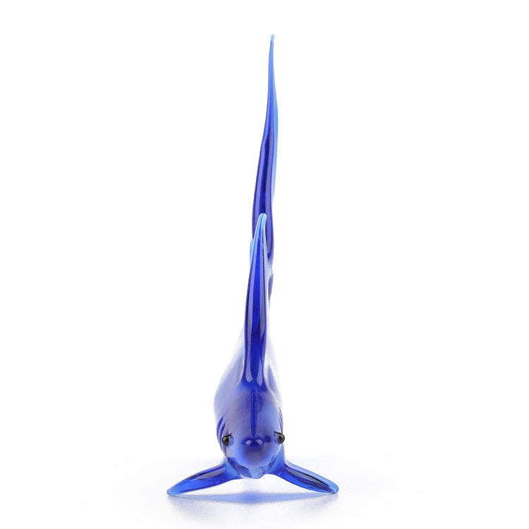 Beautiful Blue Shark Glass Art