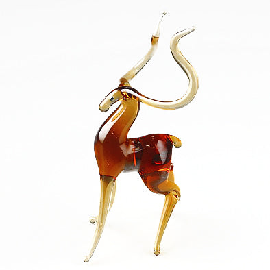Antelope Glass Figurine