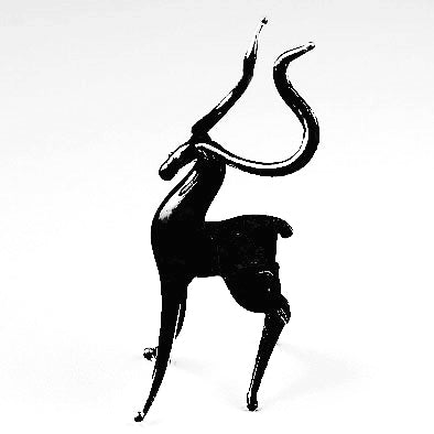 Antelope Glass Figurine