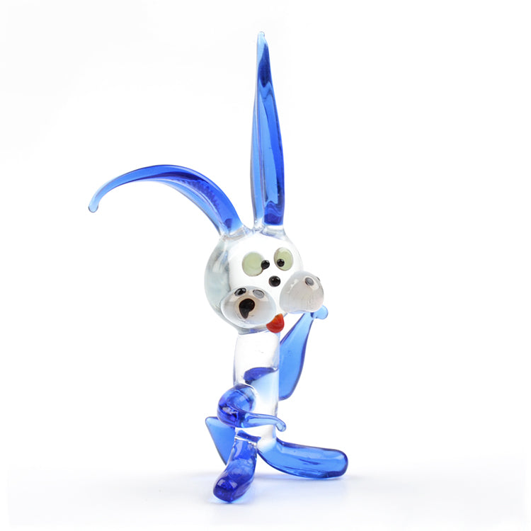Easter Bunny Glass Figurine