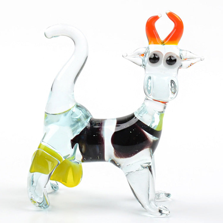 Cow Glass Figurine