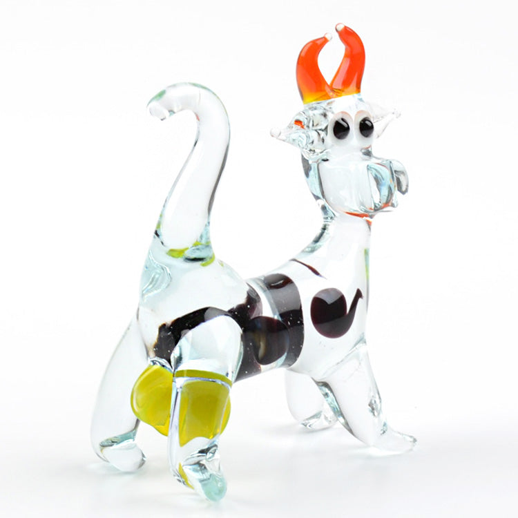 Cow Glass Figurine