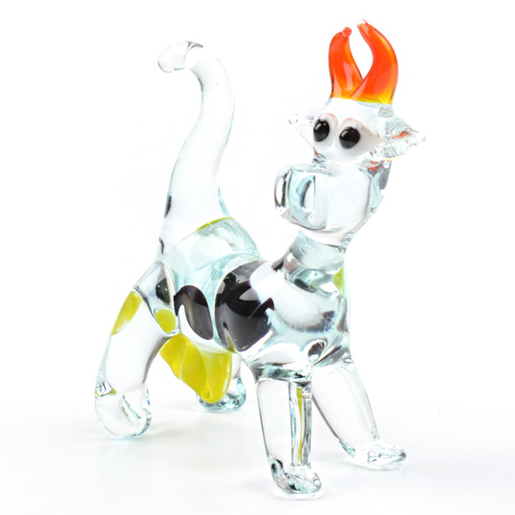 Cow Glass Figurine
