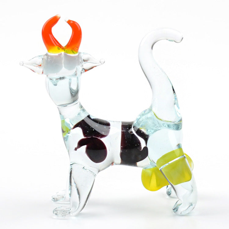 Cow Glass Figurine