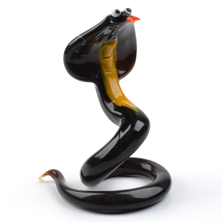 King Cobra Glass Figurine