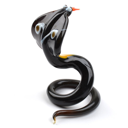 King Cobra Glass Figurine