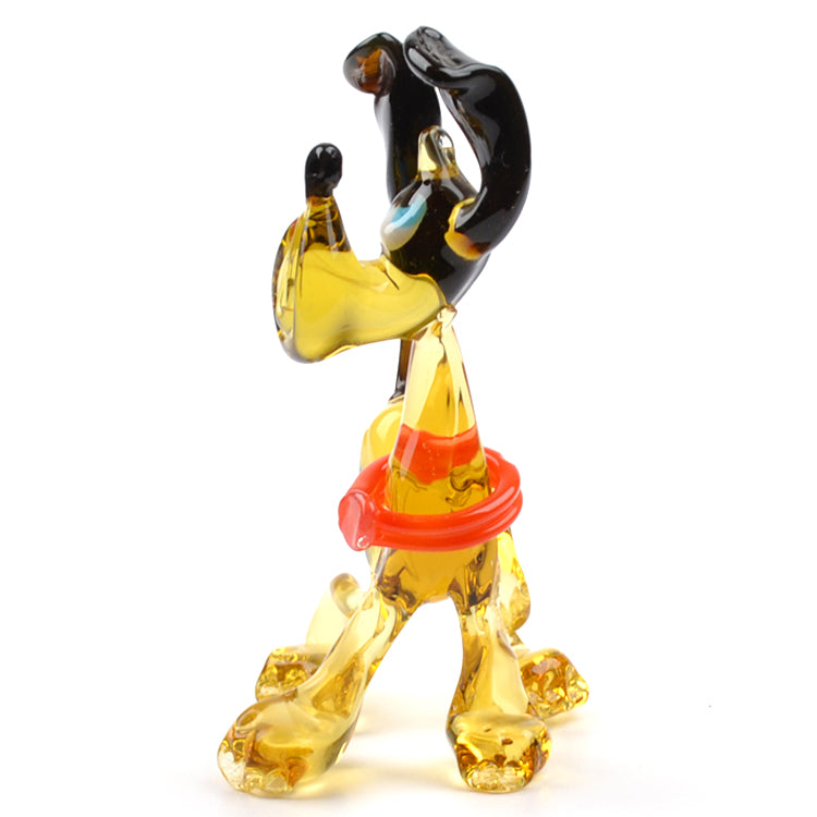 Goofy Dog Glass Figurine