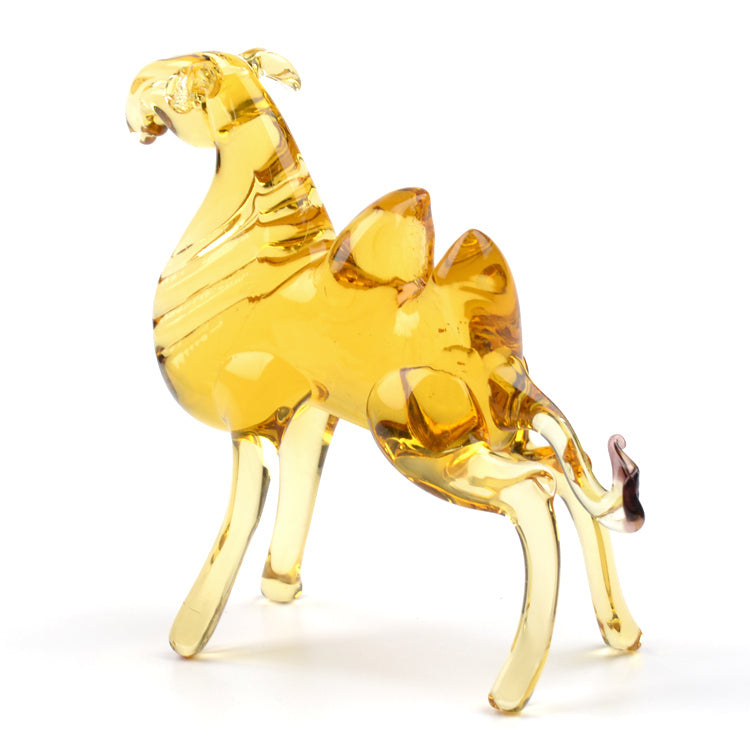 Camel Glass Figurine