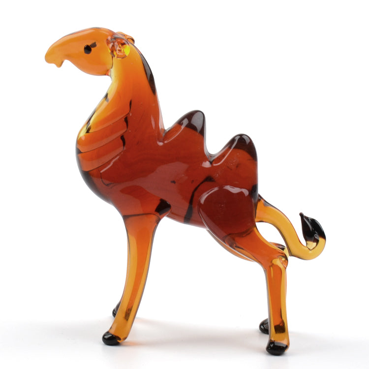 Sahara Camel Glass Figurine
