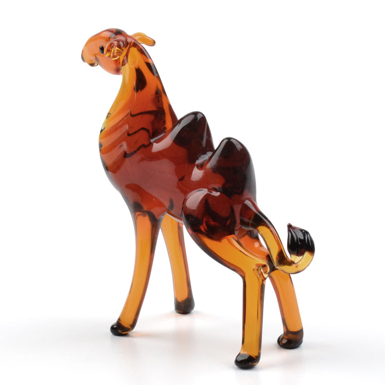 Sahara Camel Glass Figurine