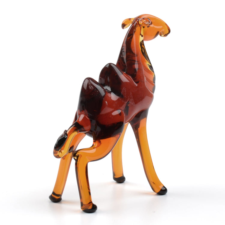 Sahara Camel Glass Figurine