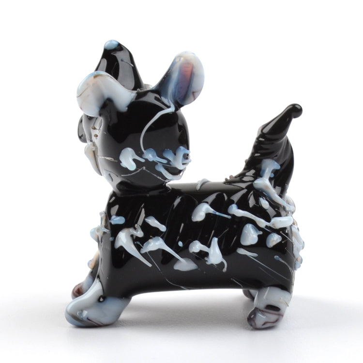 Black Scottish Terrier Glass Figurine