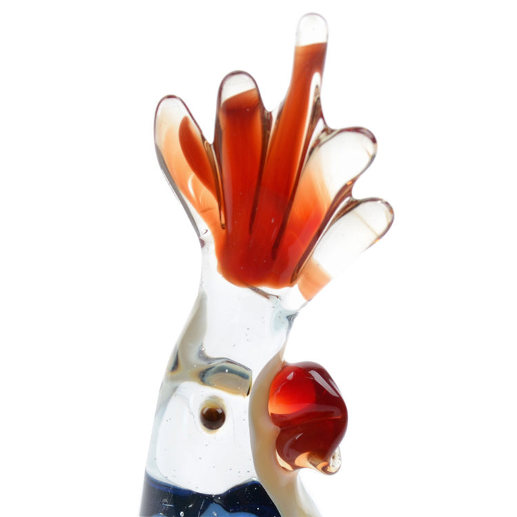 Cockatoo Parrot Glass Figurine