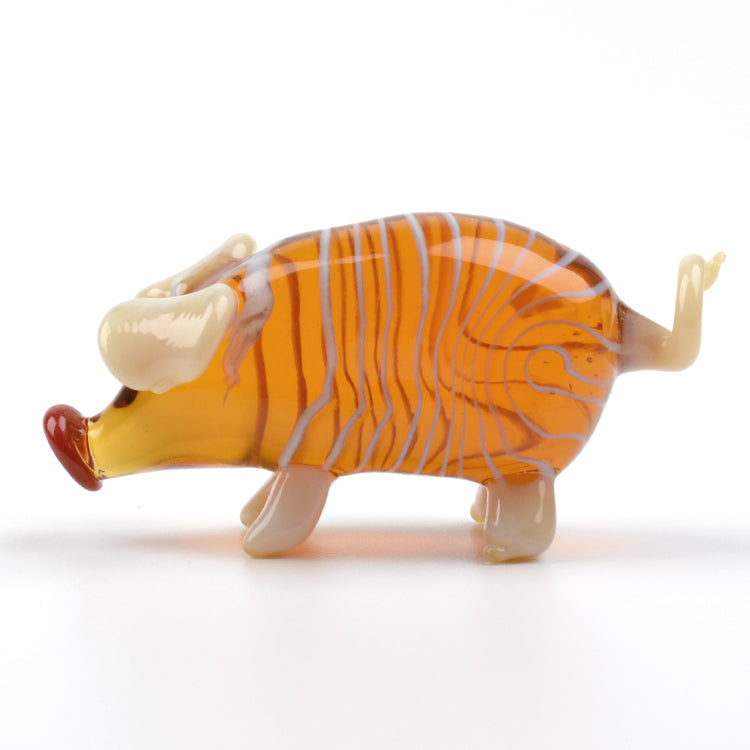 Pig Glass Figurine