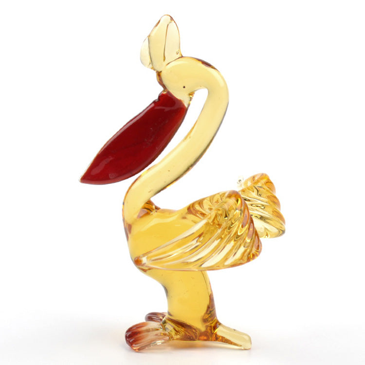 Pelican Glass Figurine