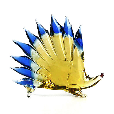 Porcupine Glass Figurine