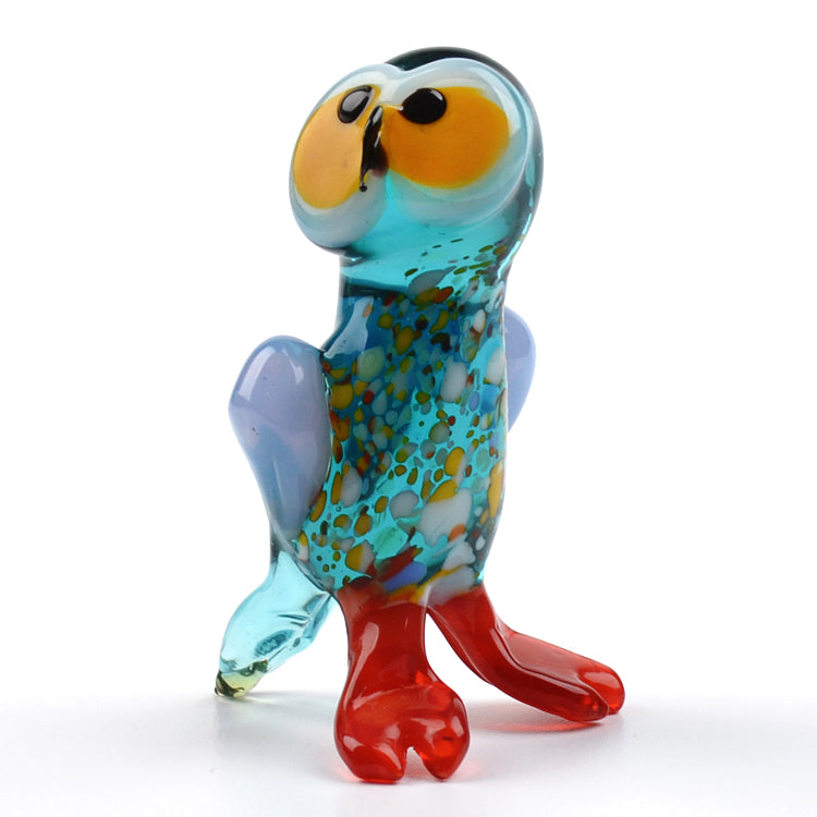 Barn Owl Glass Figurine