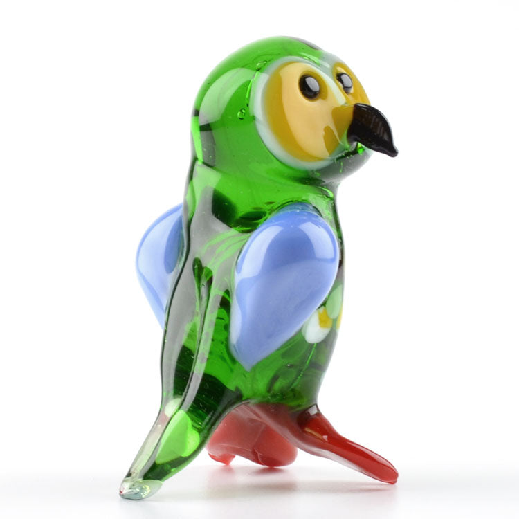Barn Owl Glass Figurine