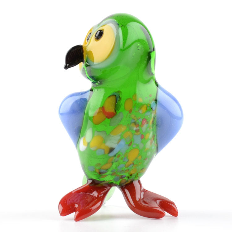 Barn Owl Glass Figurine