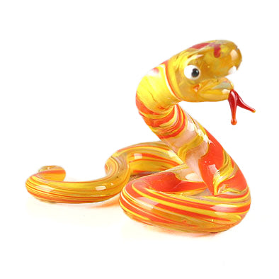 Snake Glass Figurine
