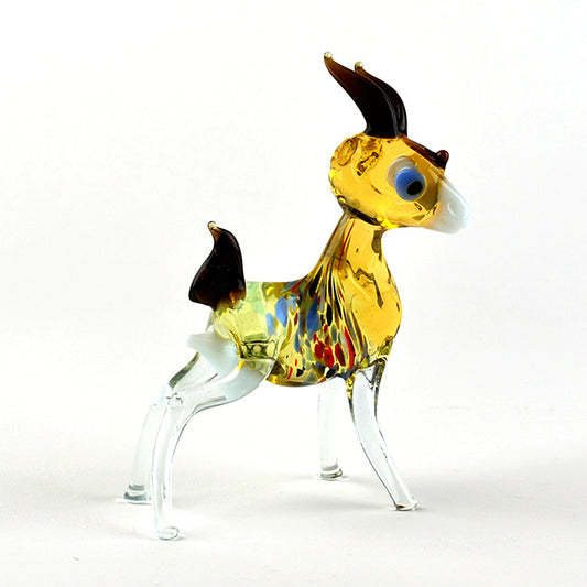 Mama Goat Glass Figurine