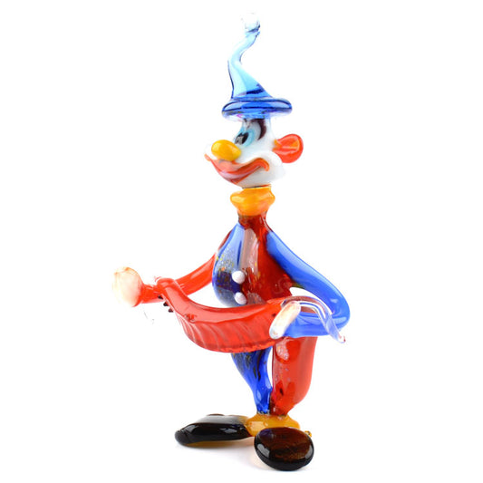 Circus Clown Glass Figurine