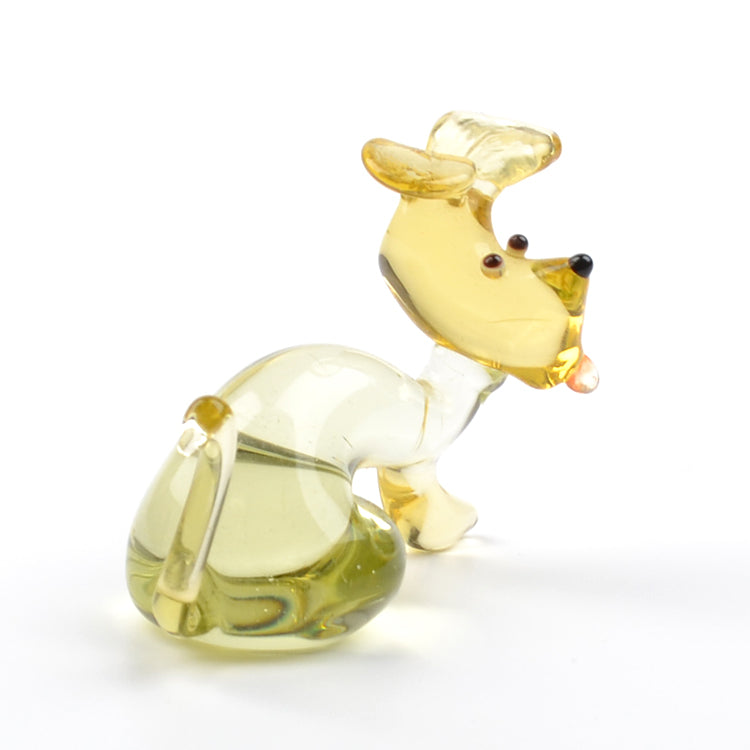 Doggie Glass Figurine