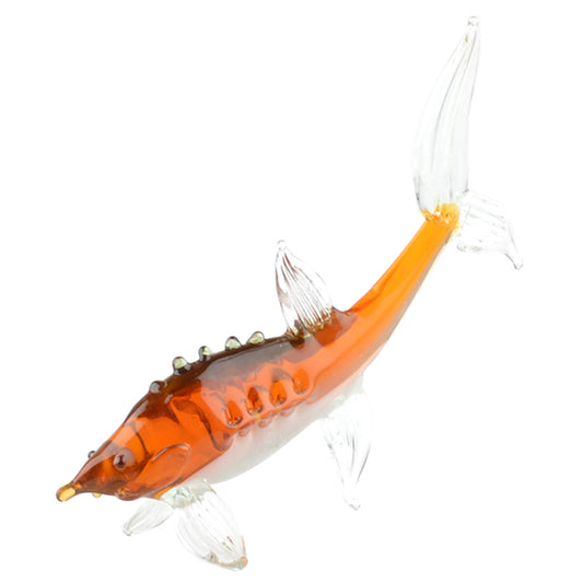 Fish Sturgeon Glass Figurine