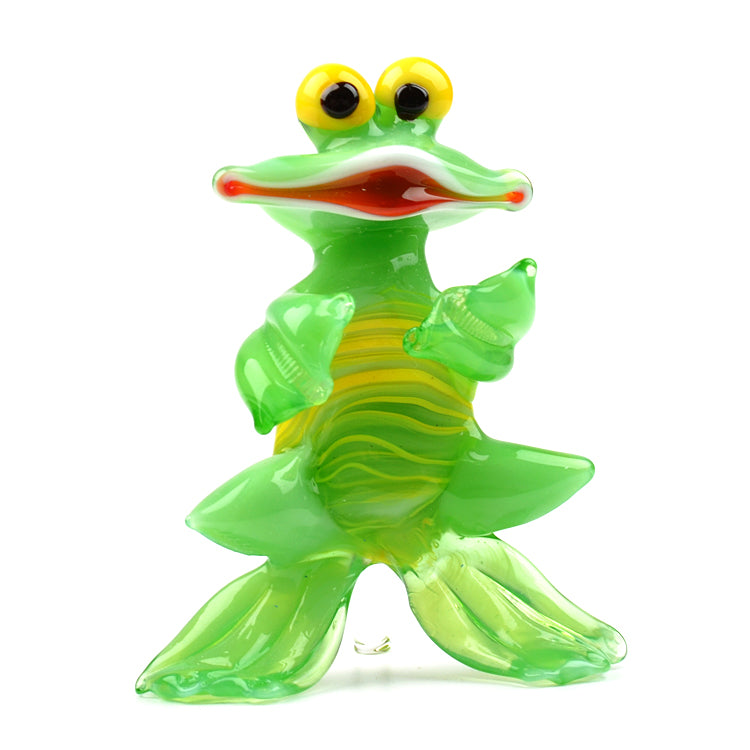 Dancing Green Glass Frog