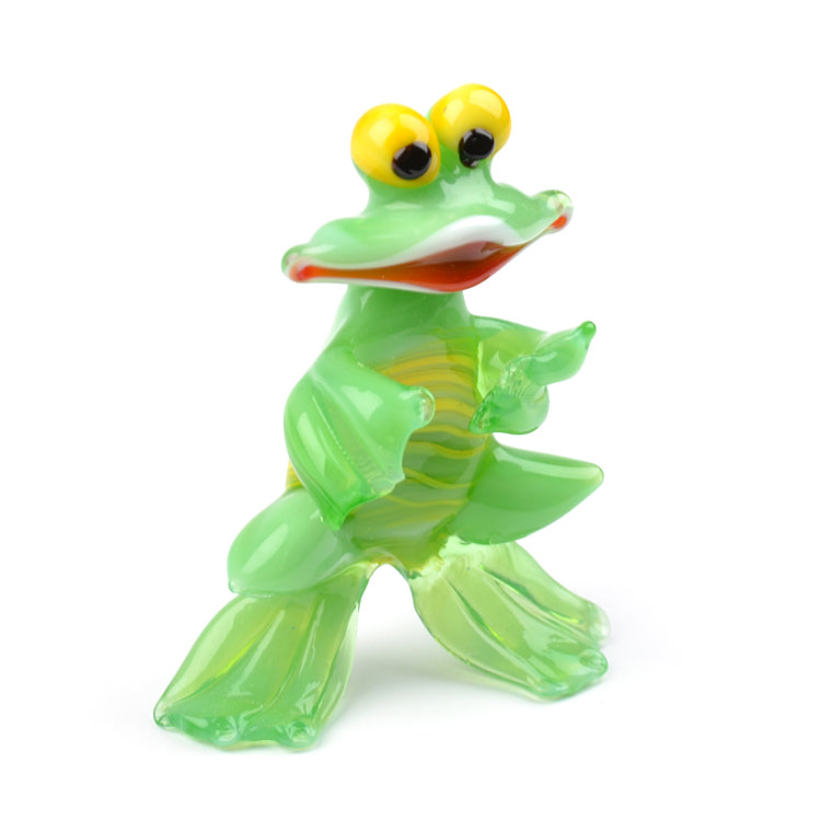 Dancing Green Glass Frog