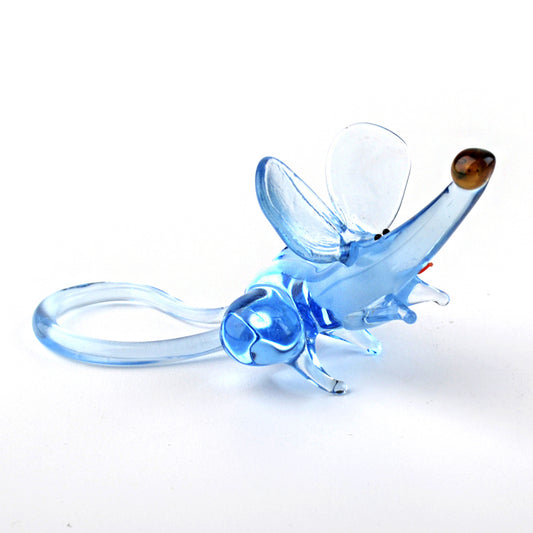 Funny Mouse Glass Figurine