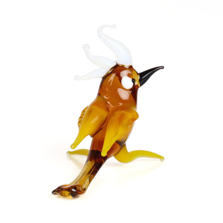Cockatoo Bird Glass Miniature