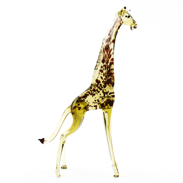 6" Tall Glass Giraffe Figurine