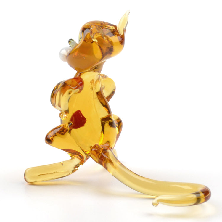 Cat Boss Glass Figurine