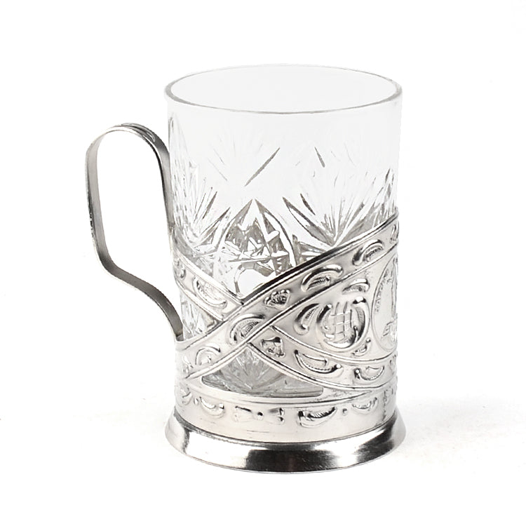 Ukrainian Railroad Tea Glass Holder Set