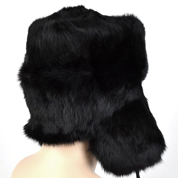 Real Hare-Rabbit Fur Russian Hat Shapka
