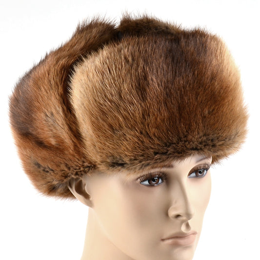 Men's Muskrat Fur Hat