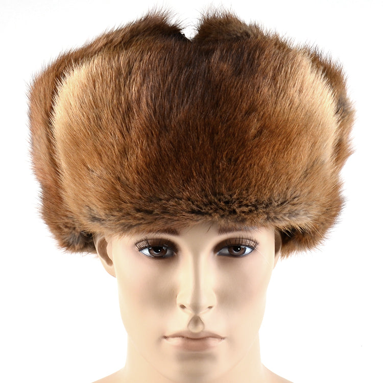 Men's Muskrat Fur Hat