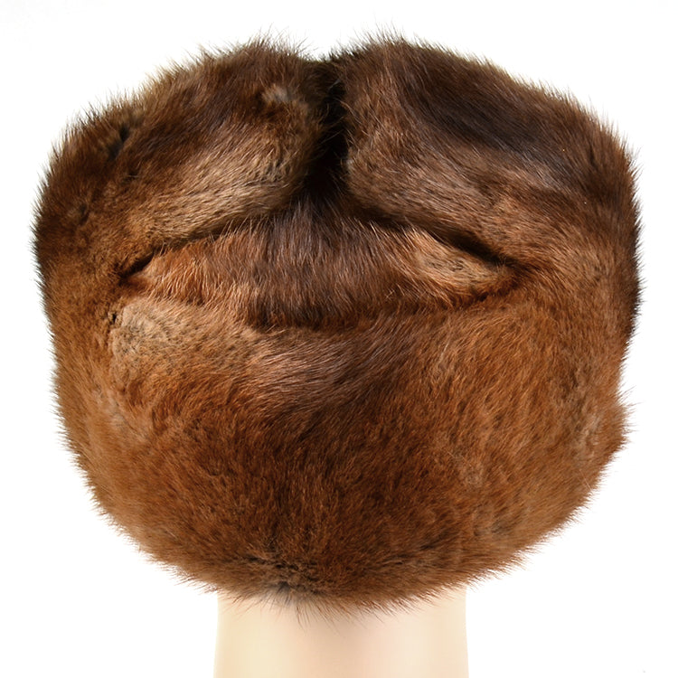 Men's Muskrat Fur Hat