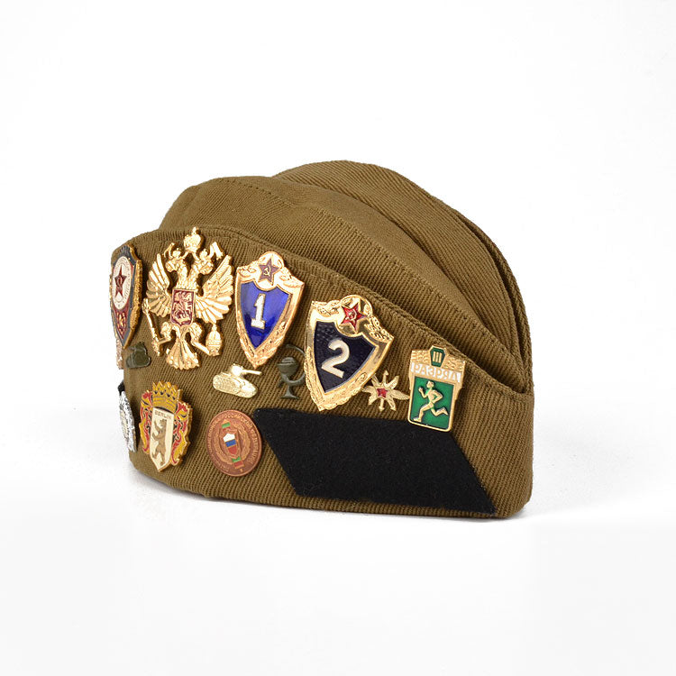 Russian Soldier Pilotka With Pins