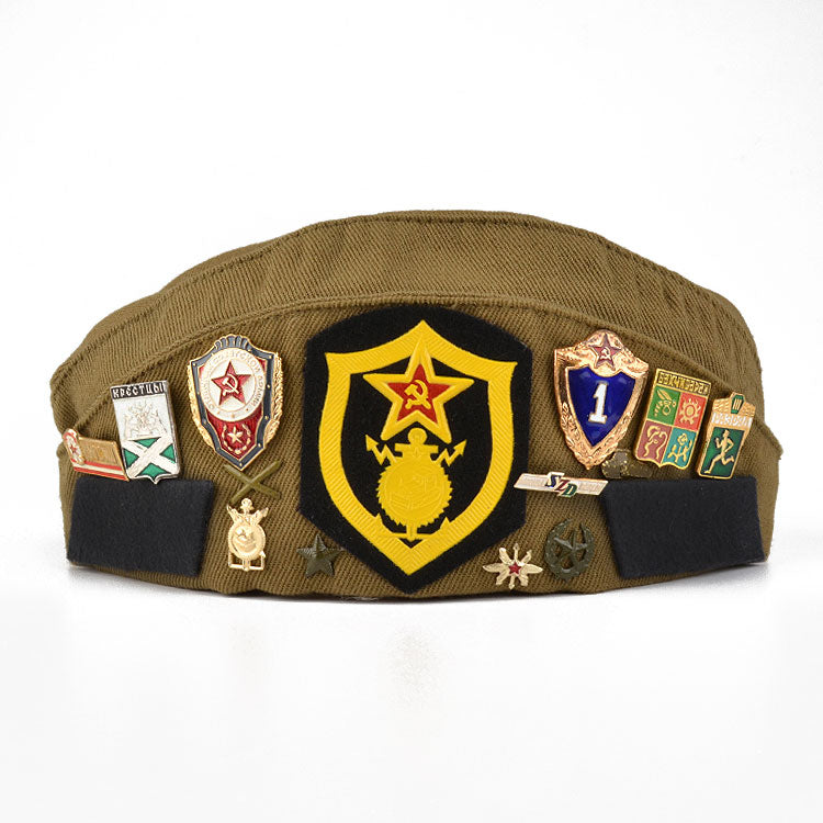 Russian Pilotka Cap With Pins