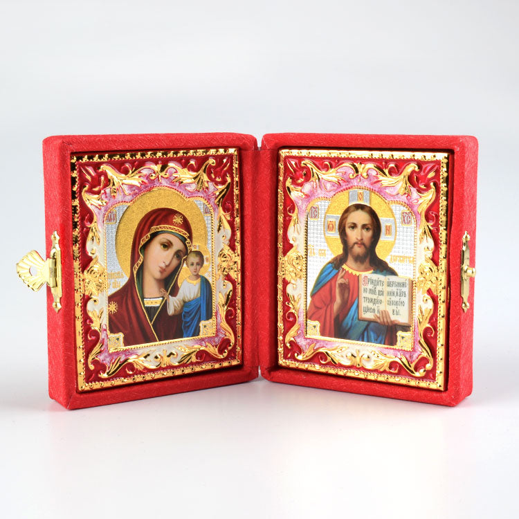 Christ and Mother of Kazan Diptych