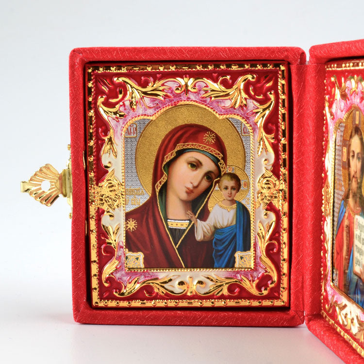 Christ and Mother of Kazan Diptych