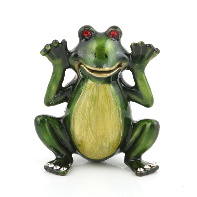 Funny Frog Trinket Box
