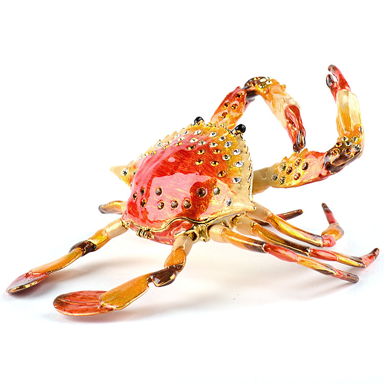 Articulated Red Crab Trinket Box