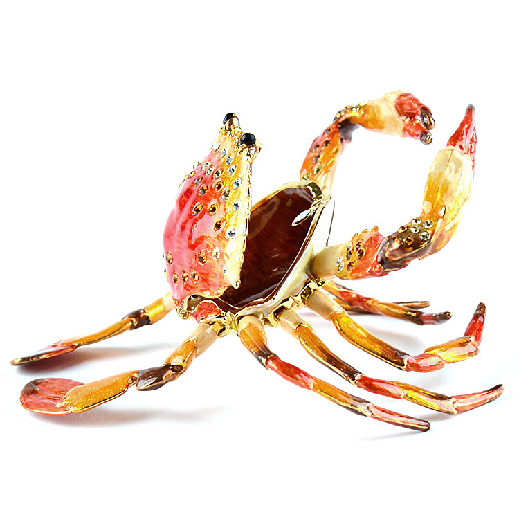 Articulated Red Crab Trinket Box