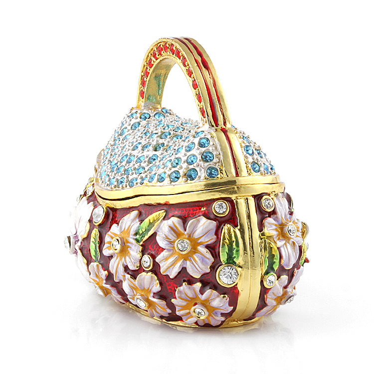 Large Jewelled Purse Keepsake Box