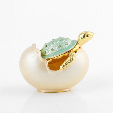 Hatching Baby Turtle Trinket Box