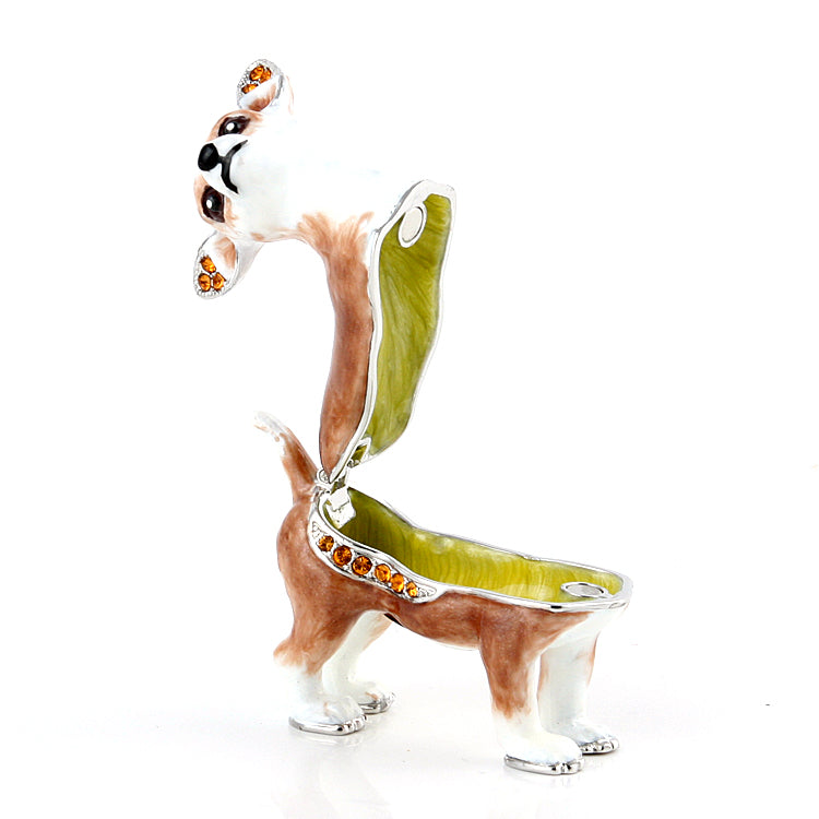 Adorable Chihuahua Dog Trinket Box